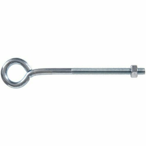 Hillman Hardware Essentials Eye Bolt with Nut, 5/16-18 Thread, Coarse Thread, 0.75in IDx1.406in OD Dia Eye, Stl 320730